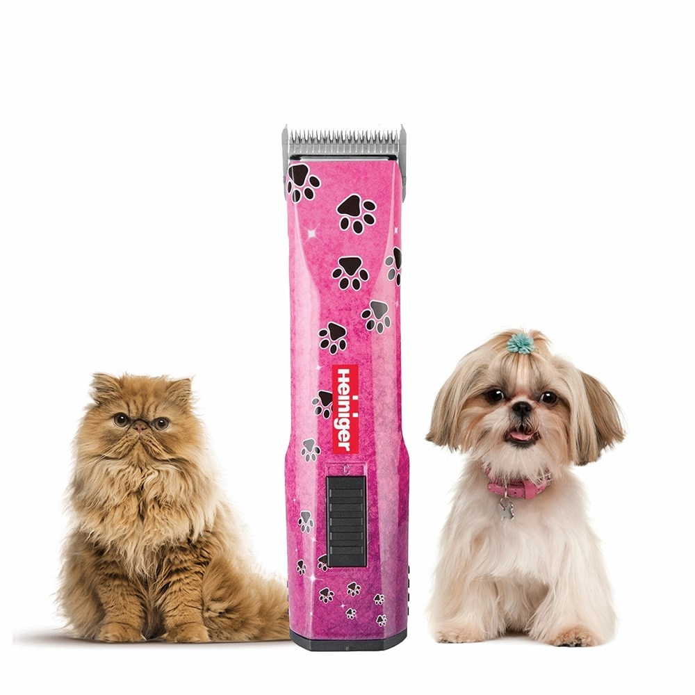 Heiniger Saphir Pink Kablosuz Köpek Tıraş Makinesi - Çift Akülü - Görsel 3