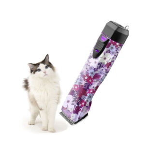 Pcs CP-9060 Purple Kablosuz Köpek Tıraş Makinesi - Çift Akülü